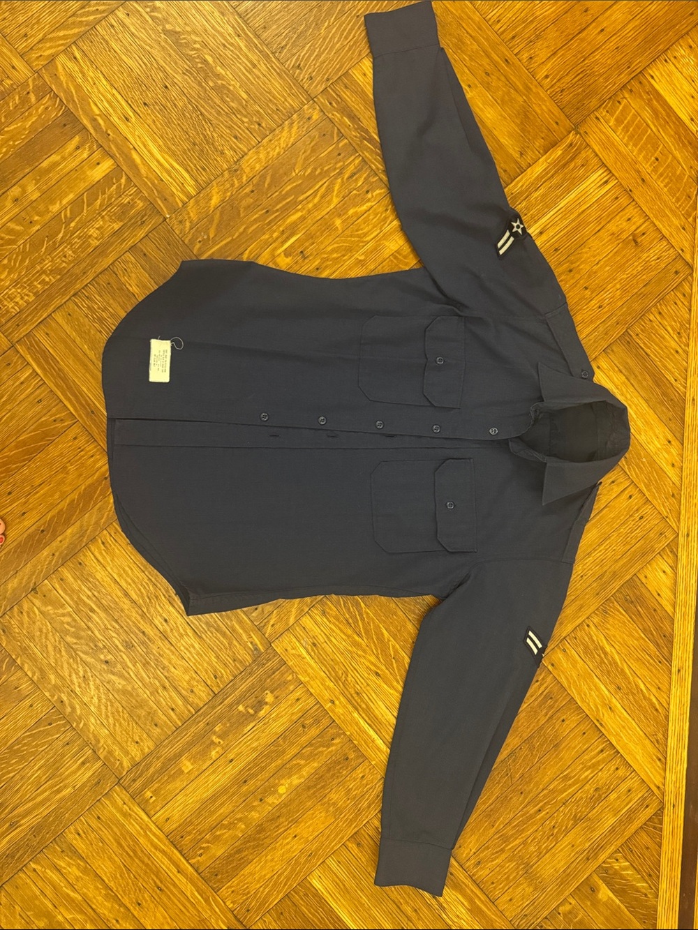 Vintage Navy Lightweight Shirt Jacket